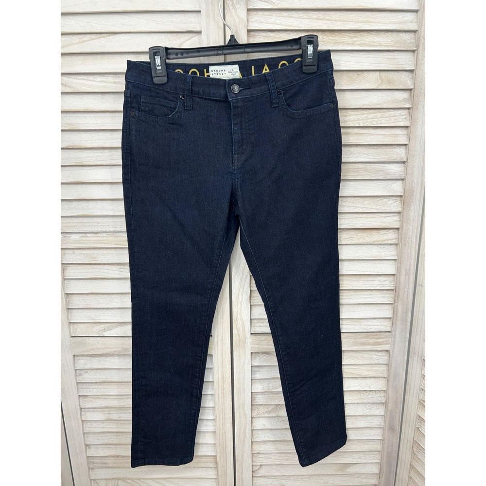 Kate Spade Broome Street Jeans Size 27 Dark Wash Indigo Preppy Slim Skinny Denim